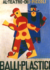 Depero, Balli plastici - manifesto, 1918